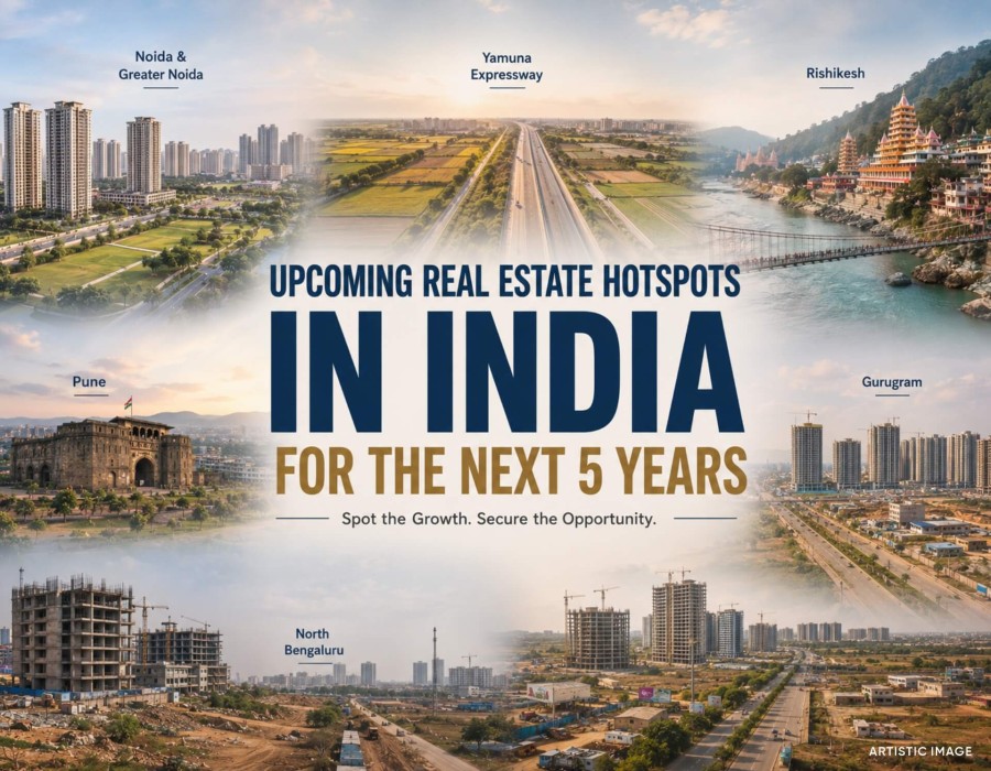 Upcoming Real Estate Hotspots in India for the Next 5 Years