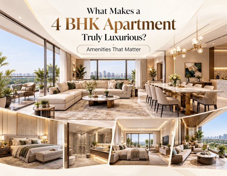 What Makes a 4 BHK Apartment Truly Luxurious? Amenities That Matter