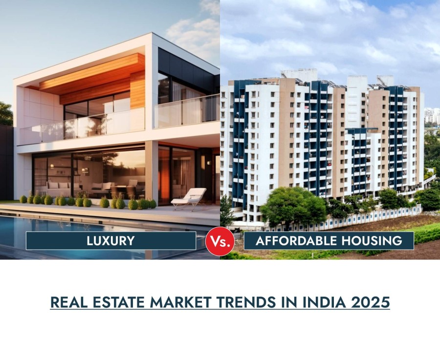 Luxury vs Affordable Housing: Real estate market trends in India 2025