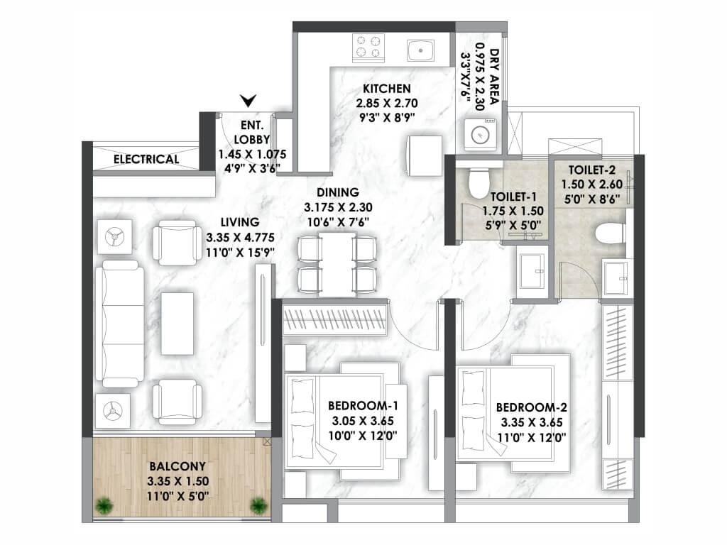 Meridian at Riverside Balewadi