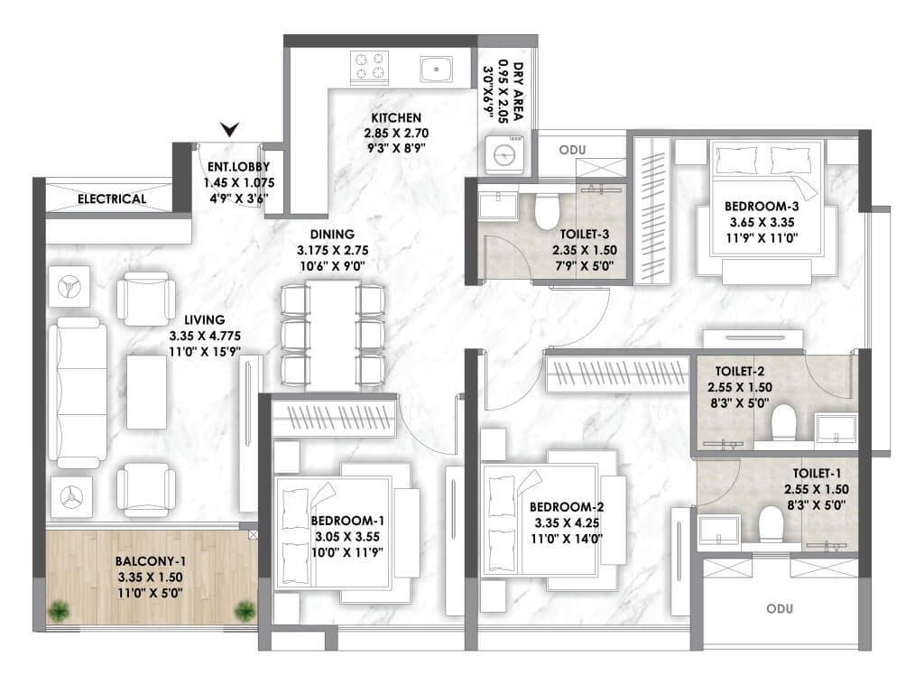 Meridian at Riverside Balewadi