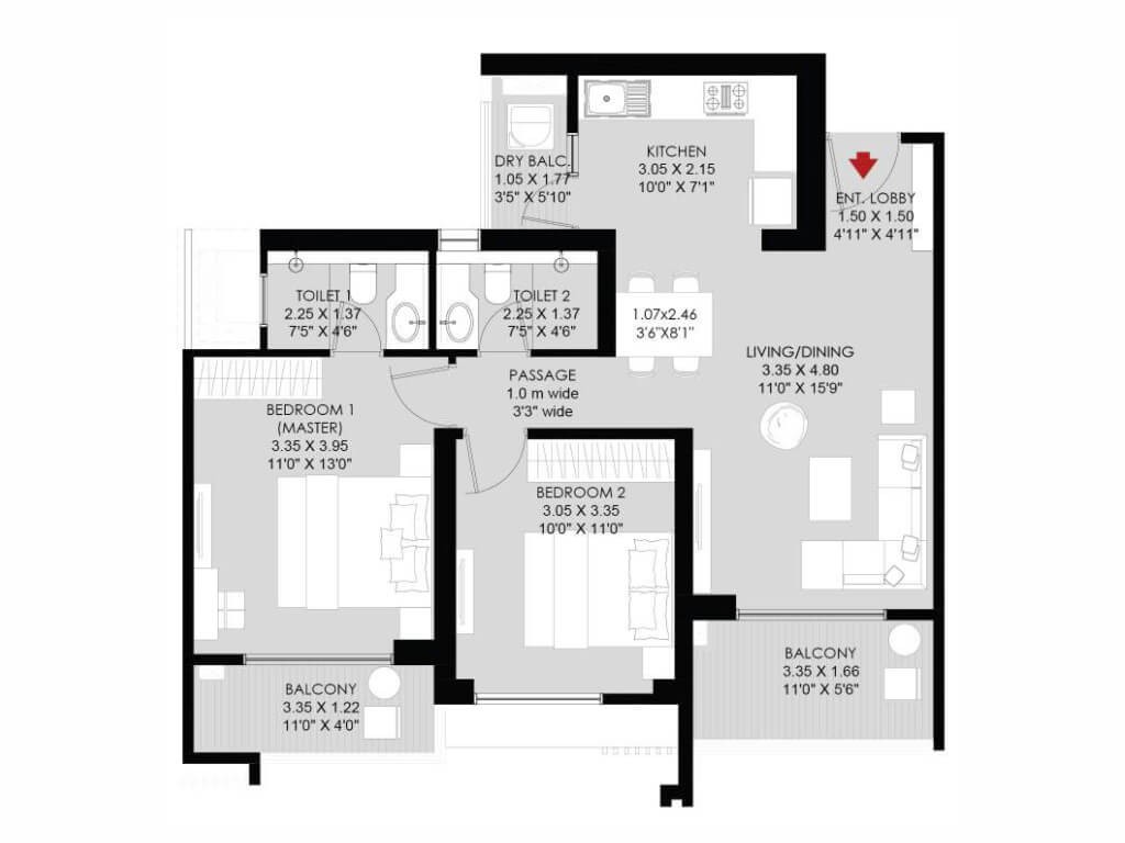 The Aqua Retreat at Godrej Park World